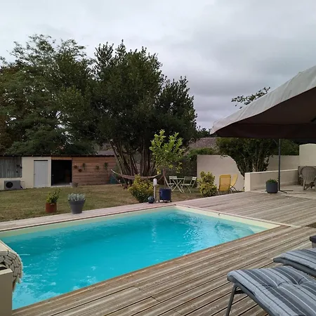 Avec Piscine Chauffee, Jardin Clos Et Wifi A - Fr-1-653-264 بيت للعطل